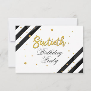 Modern Boho 60. Geburtstag Einladung