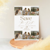 Modern Boho 7 Foto Wedding Save the Dates Save The Date