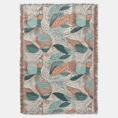 Modern Boho Abstrakt Decke (Vorderseite Vertikal)