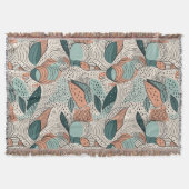 Modern Boho Abstrakt Decke (Vorderseite)