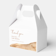 Modern Boho Abstrakt Desert Baby Dusche Vielen Dan