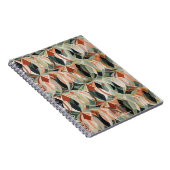 Modern Boho Abstrakt | Monogram Notebook Journal Notizblock (Rechte Seite)