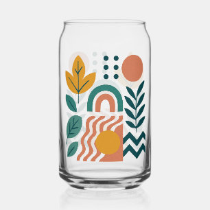 Modern Boho Abstrakte Natur Dosenglas