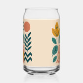 Modern Boho Abstrakte Natur Dosenglas (Rechts)