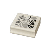 Modern Boho Abstrakte Natur Gummistempel (Stempel)