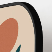 Modern Boho Abstrakte Natur Pickleball Schläger (Linke Seite)