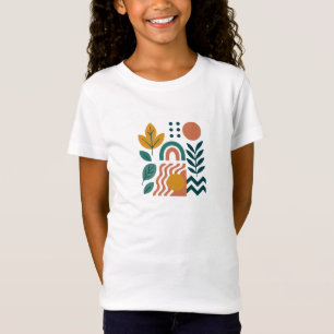 Modern Boho Abstrakte Natur T-Shirt