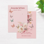 Modern Boho Aquarellblume Ohrkarte (Schreibtisch)