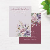 Modern Boho Aquarellblume Ohrkarte (Schreibtisch)