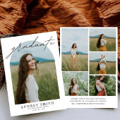 Modern Boho Arch 6 Fotos Abschluss Ankündigung