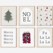 Modern Boho Arch | Beige Fa La La Wall Kunstvoll w Poster