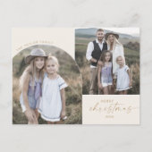 Modern Boho Arch | Creme 3 Fotos Weihnachten (Vorderseite)