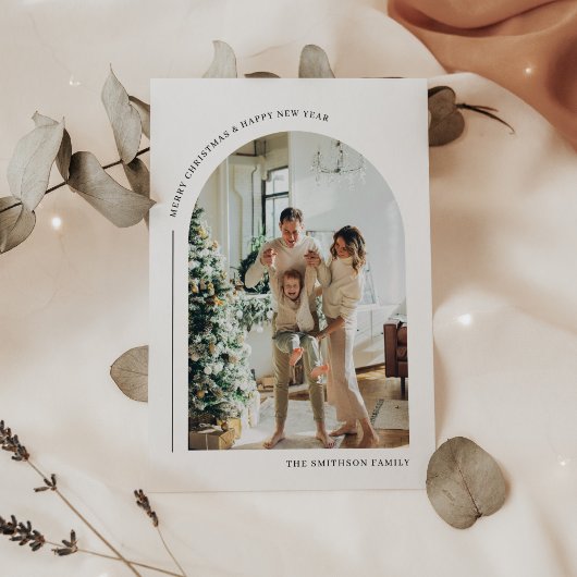 Modern Boho Arch Foto Weihnachten