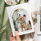 Modern Boho Arch Foto Weihnachten