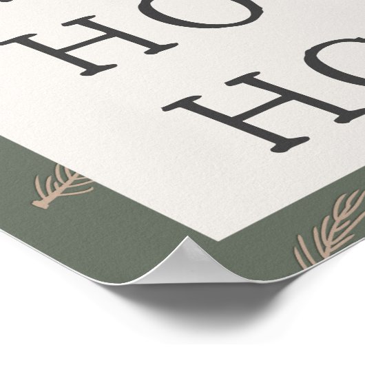 Modern Boho Arch | Green und Gold, die drucken Poster (Ecke)