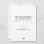 Modern Boho Arch Joyful Drei Fotos Weihnachten (Rückseite)