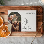 Modern Boho Arch Oh, was Spaß ein Foto Feiertagskarte<br><div class="desc">Feiern Sie mit diesem modernen Boho Bogen die Saisonfreuden, was für eine lustige Foto-Urlaubskarte. Das einzigartige und chic bearbeitbare Skript schafft eine Touch von Charme und Individualität. Das schlichte, elegante Schwarz-Weiß-Design mit einem klassischen böhmischen Bogen erinnert an ein skurriles Winterambiente. Der minimale und zarte festliche Schriftart verleiht Kreativität und Charme....</div>