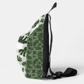 Modern Boho Botanical Leaves Pattern Crossbody Bag (Rechts)