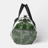 Modern Boho Botanical Leaves Pattern Duffle Bag (Rechts)