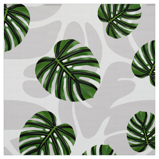 Modern Boho Botanical Leaves Pattern Stoff (Muster)