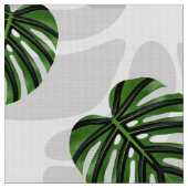 Modern Boho Botanical Leaves Pattern Stoff (Nahaufnahme)