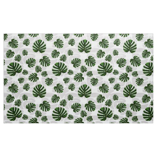 Modern Boho Botanical Leaves Pattern Stoff (Yard (91,4 cm))