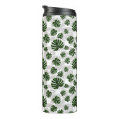 Modern Boho Botanical Leaves Pattern Thermosbecher (Nach rechts gedreht)