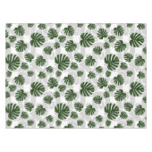 Modern Boho Botanical Leaves Pattern Tischdecke (Vorderseite (Horizontal))