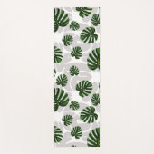 Modern Boho Botanical Leaves Pattern Yogamatte (Vorderseite)