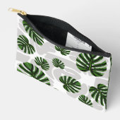Modern Boho Botanical Leaves Pattern Zubehörtasche (Offen)