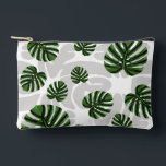 Modern Boho Botanical Leaves Pattern Zubehörtasche<br><div class="desc">Bring the freshness of nature into your everyday life with our botanical pattern featuring stylized Monstera leaves and organic foliage. This design blends organic aesthetics with a modern, bohemian flair, making it ideal for home textiles, device cases, and fashion accessories. Flexible Design: We’ve created this pattern on a transparent base...</div>