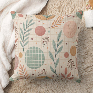 Modern Boho Botanisch Minimalistisch & Geometris Kissen