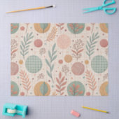 Modern Boho Botanisch | Minimalistisch & Geometris Seidenpapier (Basteln)