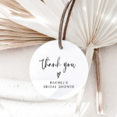 Modern Boho Brautparty Vielen Dank Geschenkanhänger