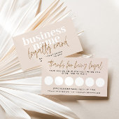 Modern Boho Briefmarke Coupon Card Terminkarte