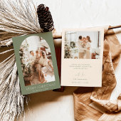 Modern Boho Christmas Card | FOTO Einladung