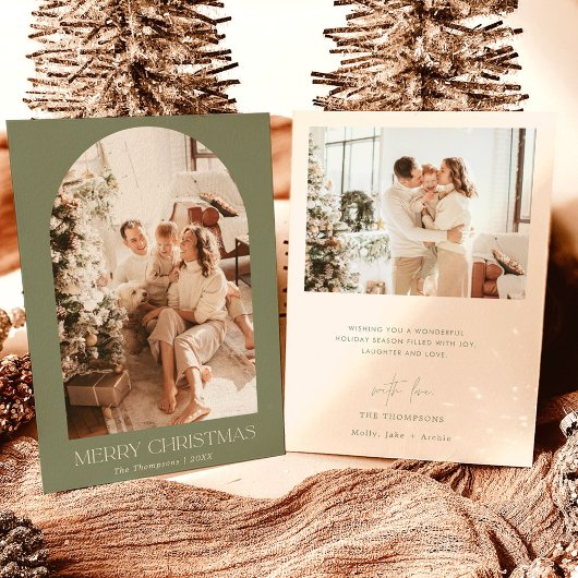 Modern Boho Christmas Card | FOTO Einladung