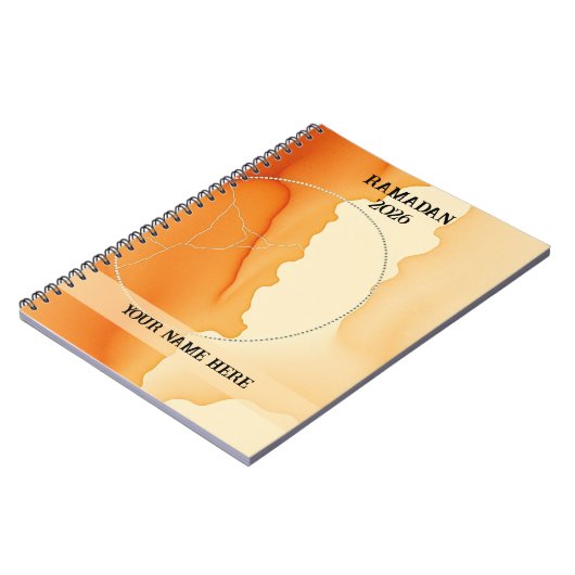 Modern Boho Crescent Notizblock (Linke Seite)