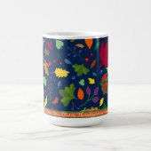 Modern Boho dankbar für Sie Herbstlaube nach Maß Kaffeetasse (Mittel)