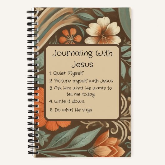 Modern Boho Design Journal Notizblock (Vorderseite)