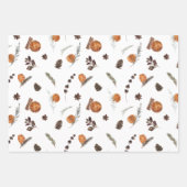 Modern Boho Dried Orange Watercolor Geschenkpapier Set (Vorderseite 3)