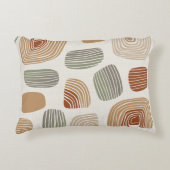 Modern Boho Earth Tones Abstract ID1273 Dekokissen (Vorderseite)