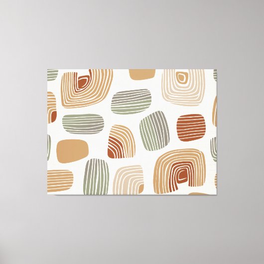 Modern Boho Earth Tones Abstract ID1273 Leinwanddruck (Vorderseite)