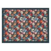 Modern Boho farbenfrohe wilde Blume und Schmetterl Tischdecke (Vorderseite (Horizontal))