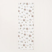 Modern Boho Floral Customizable Yoga Mat Yogamatte (Rückseite)