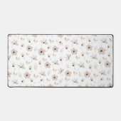 Modern Boho Floral Design Desk Mat Schreibtischunterlage (Vorderseite)