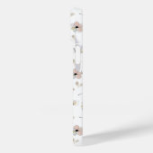 Modern Boho Floral Design iPhone Case (Rückseite / Links)