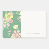 Modern Boho floral farbig Post-it Klebezettel (Vorderseite)