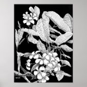Modern Boho Floral Ink Entdeckungsreise zur Alp Pi Poster (Vorne)