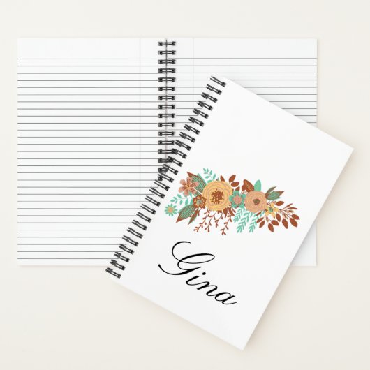 Modern Boho Floral Notizblock (Innen)